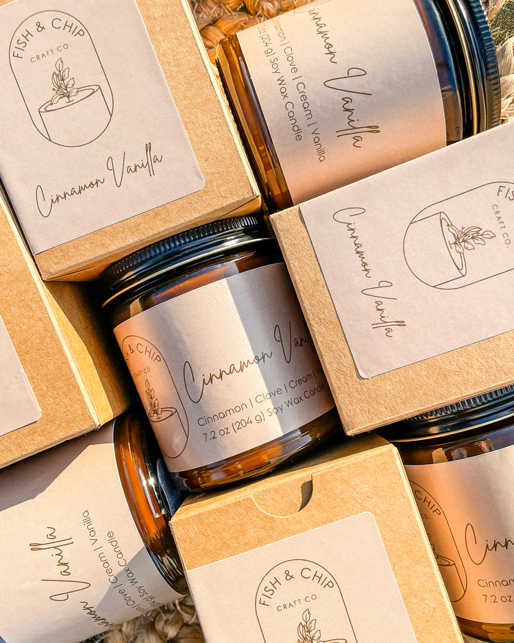 Cinnamon Vanilla Classic Line Candle