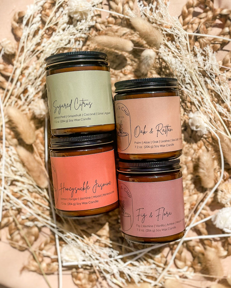 Oak & Rattan Classic Line Candle