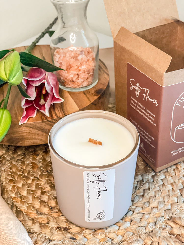 Salty Flower Luxe Line Candle
