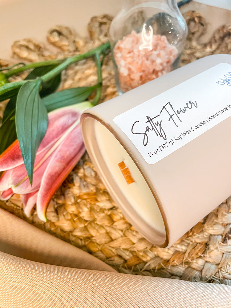 Salty Flower Luxe Line Candle